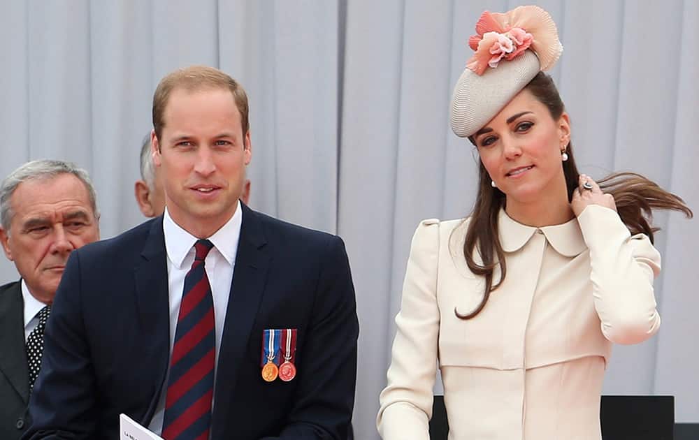 The Duke and Duchess of Cambridge ahead of a ceremony at the Cointe Inter-allied Memorial, Liege, Belgium, commemorating the 100th anniversary of the start of the First World War.