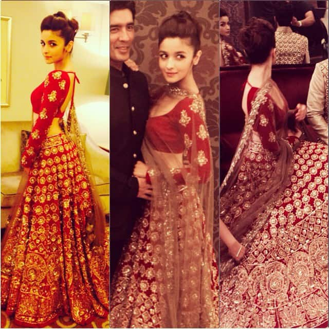 Aliaa Bhatt - Dream come true !!! walked for manish malhotra #wohooooooooo - Pic Courtesy: instagram