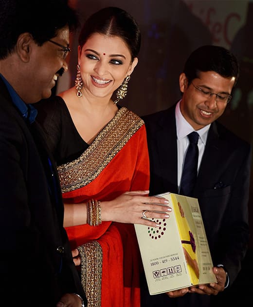 Aishwarya Rai Bachchan at a promotional event in Chennai.