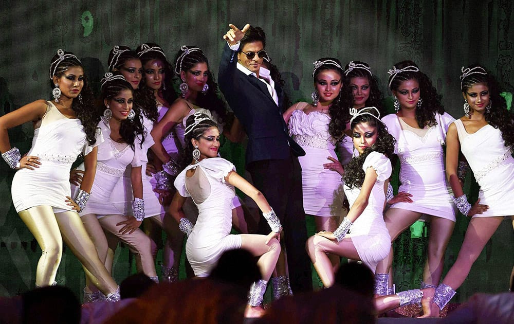 Bollywood actor Shahrukh Khan during Kolkata Police function in Kolkata.