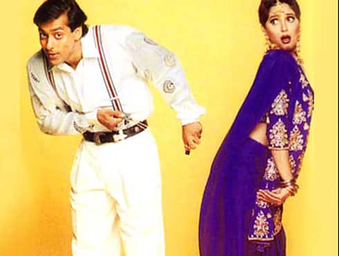 The heavily embroidered eye-catching purple saree worn by Madhuri Dixit in ‘Didi tera dewar…’ in the movie ‘Hum Aapke Hai Kaun’ was on high demand in the market at that time. The backless blouse added to the ‘oomph factor’ and the design was given a ‘thumbs up’ by the women in India. - Spice Team