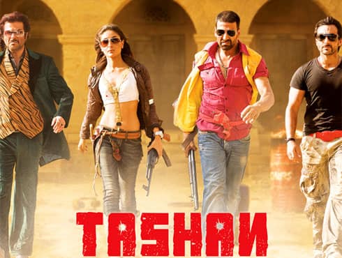‘Tashan’ promises breathtaking views of the natural beauties right from the Ganges to Greece forming a backdrop for a typical potboiler starring Akshay Kumar, Kareena and Saif ali Khan in the lead. - Spice Team