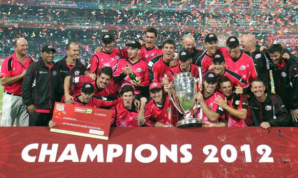 Sydney Sixers's cricket team crowned the Champions League Twenty20 cricket winners at the Wanderers Stadium in Johannesburg, South Africa. Sydney Sixers beat Highveld Lions's by 10 wickets with 45 balls remaining.