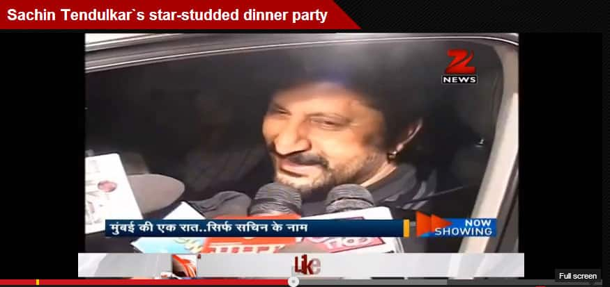 Actor Arshad Warsi arrives at the venue