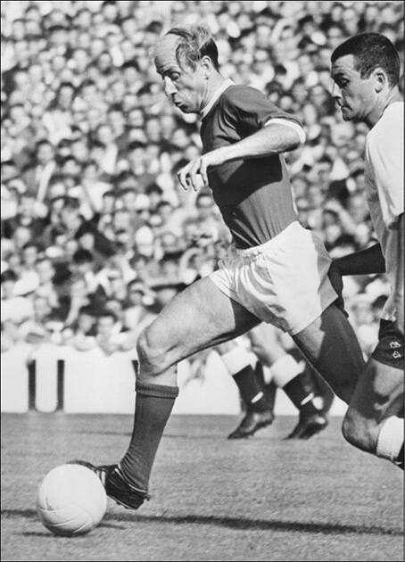 Bobby Charlton: Charlton was regarded as one of the greatest midfielders of all time, and an essential member of the England team who won the World Cup and also won the Ballon d'Or in 1966. He is the highest scorer for England with 49 goals.