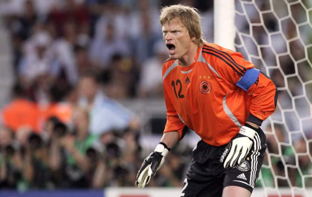 Oliver Kahn: At the 2002 FIFA World Cup, Kahn became the first and only goalkeeper in the tournament's history to win the Golden Ball. He won two German Footballer of the Year trophies.