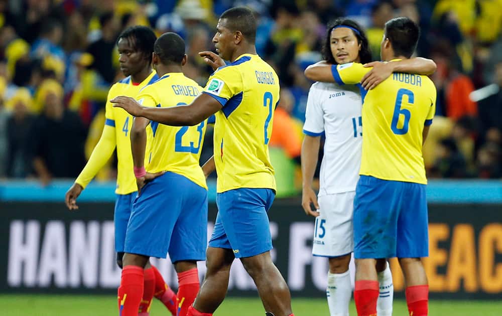 FIFA 2014 Ecuador vs Honduras, won 21, Match 26 News Zee News