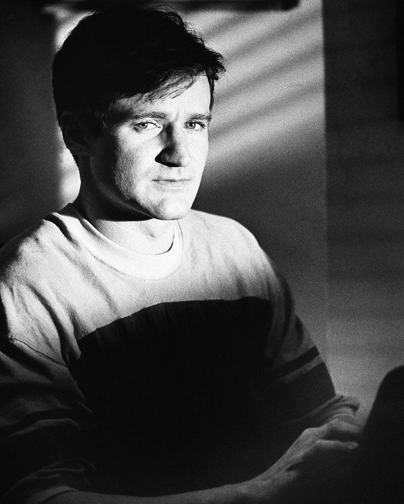 FILE - This 1982 file photo originally released by Warner Bros. Pictures shows actor Robin Williams as T.S. Garp from the film, `The World According to Garp.` Williams, whose free-form comedy and adept impressions dazzled audiences for decades, died Monday, Aug. 11, 2014, in an apparent suicide.