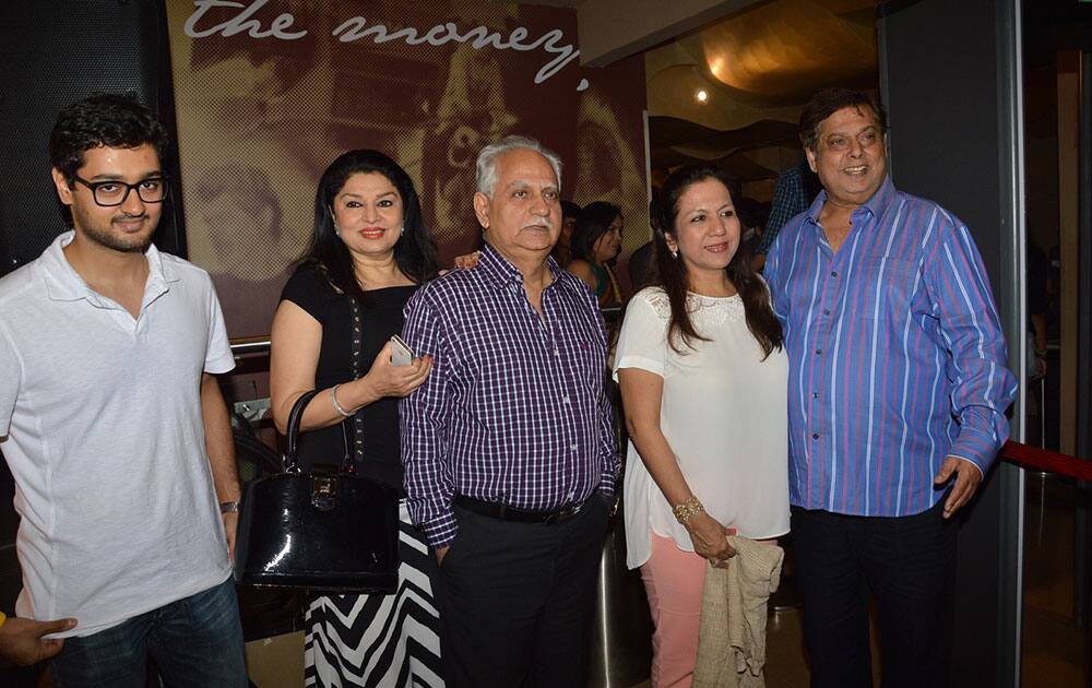 Ramesh Shippy, David Dhawan with her wife