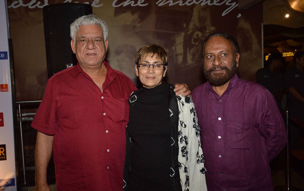 Omi Puri,Deepa Sahi & Ketan Mehta