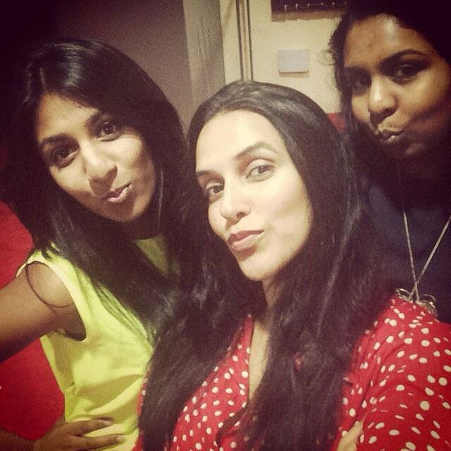 neha dhupia - Me n my Mauritian girlfriends @s.appanah and @anouchka_appanah ... #lategram - instagram