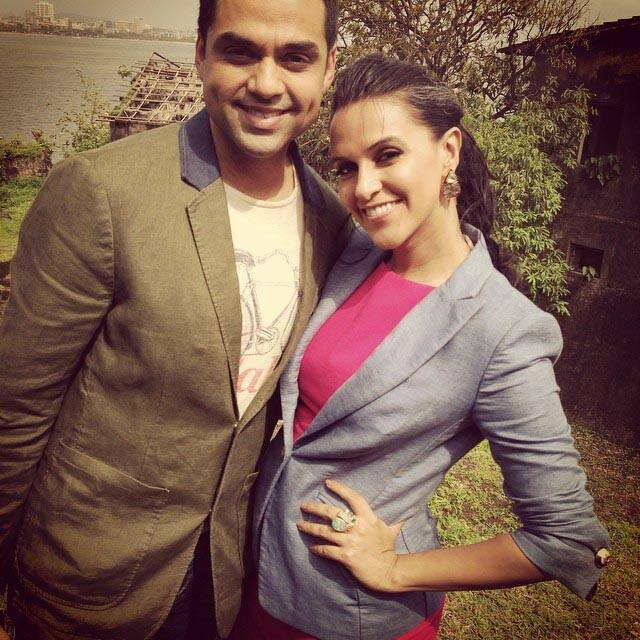 neha dhupia - Reunite #abhaydeol #shoot .... We still heart #ekchaaliskilastlocal -instagram