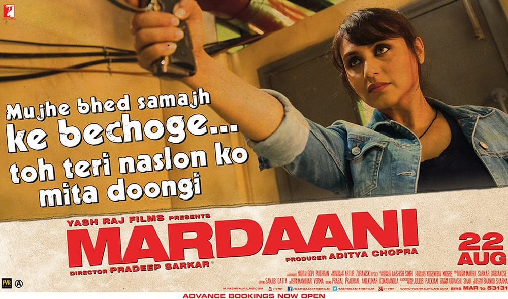 Rani Mukerji as Mardaani- Pic Courtesy Facebook