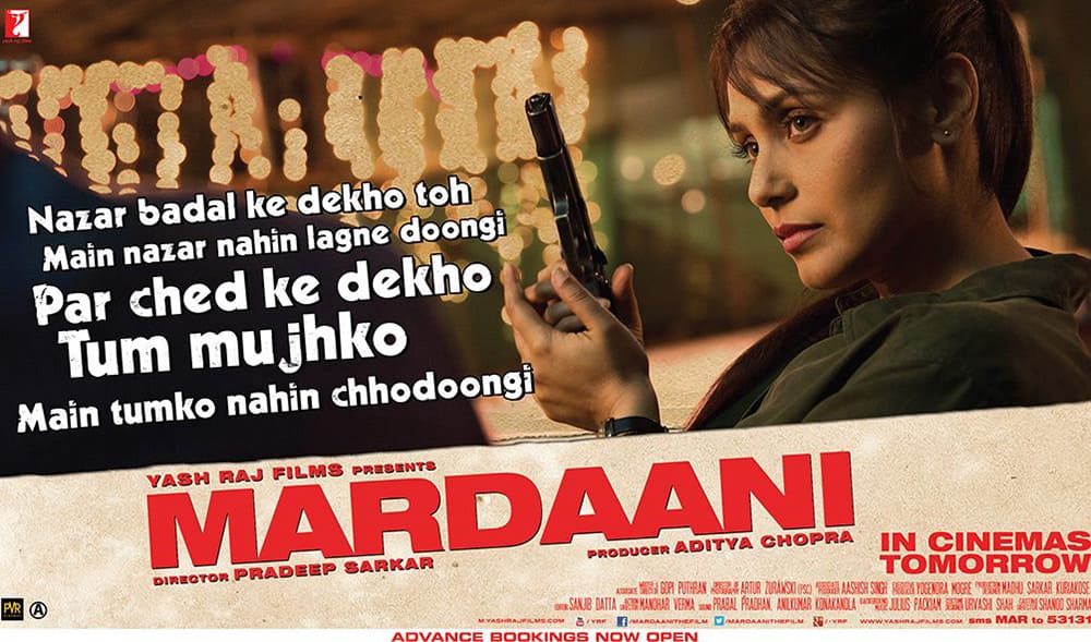 Rani Mukerji as Mardaani- Pic Courtesy Facebook