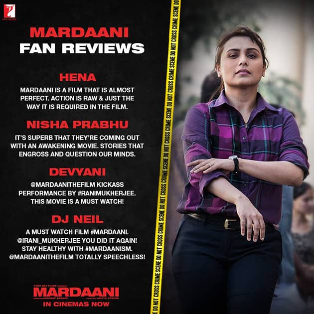 Rani Mukerji as Mardaani- Pic Courtesy Facebook