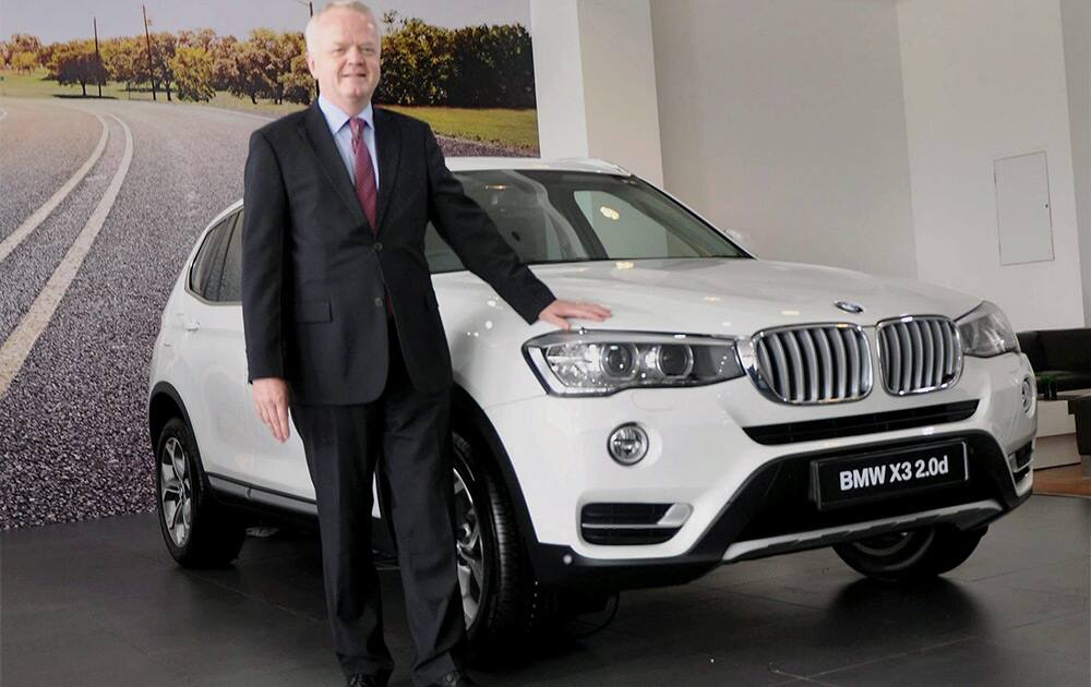 Philipp von Sahr, President, BMW Group India at the launch of the all-new BMW X3 in Noida.