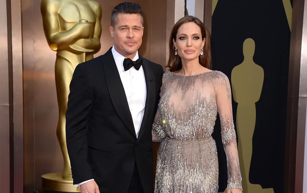 Angelina Jolie and Brad Pitt in happier times