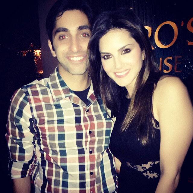 Sunny Leone - My brother Sundeep @chefsundeep ! India's most eligible bachelor living in Los Angeles. --Ladies ;) ;) -instagram