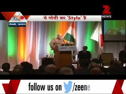 Modi Dressing Narendra Modi's dressing style a hit in Japan | Zee News