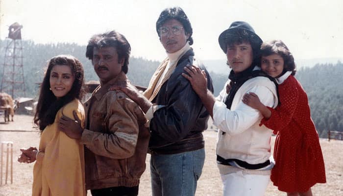 Yash Johar's 'Hum' had an ensemble cast of Amitabh Bachchan, Rajinikanth, Govinda, Kimi Katkar, Shilpa Shirodkar, Deepa Sahi, Danny Denzongpa, Anupam Kher and Kader Khan.