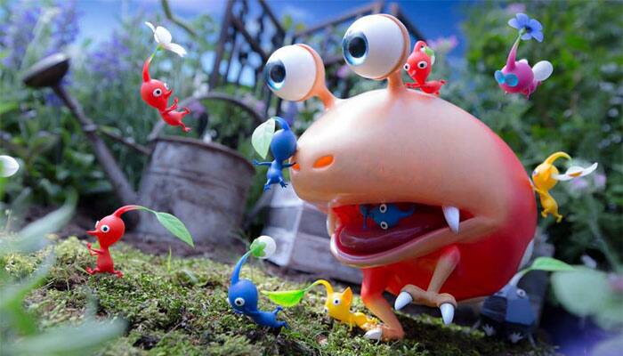 Shigeru Miyamoto working on Pikmin animated short movie