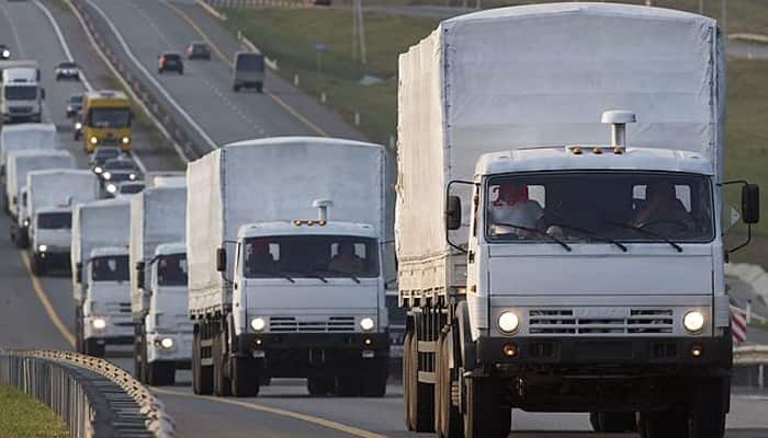 &#039;Several lorries in Russian aid convoy arrive in Ukraine&#039;s Luhansk&#039; 