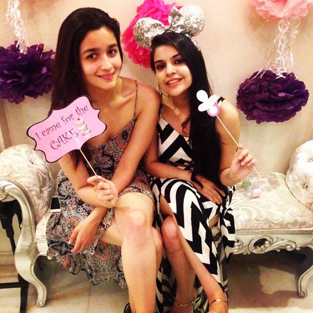 aliaa bhatt - Happy birthday my little diva @rheakhurana !!!! instagram