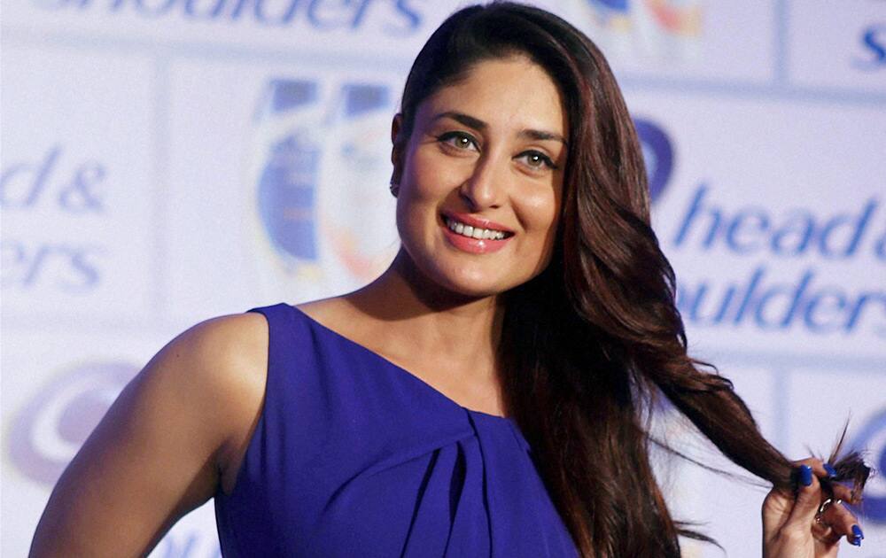 Kareena Kapoor at a promotional event in Mumbai.