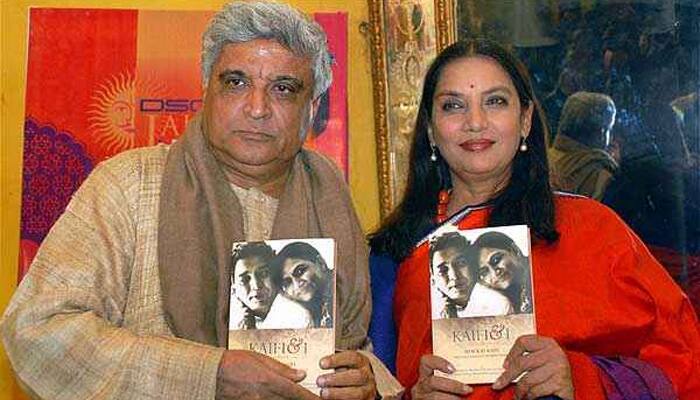 Javed Akhtar completes 50 years in industry, Shabana happy