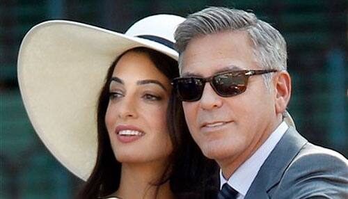 George Clooney, Amal Alamuddin together on magazine cover again