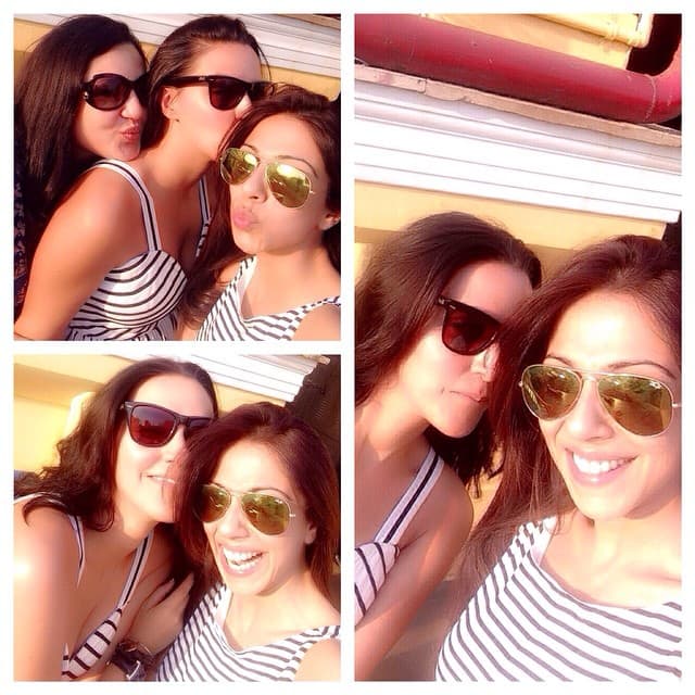 neha dhupia - #friends .... What else do u need ! My #Sarita n my @ramneekpantal -instagram