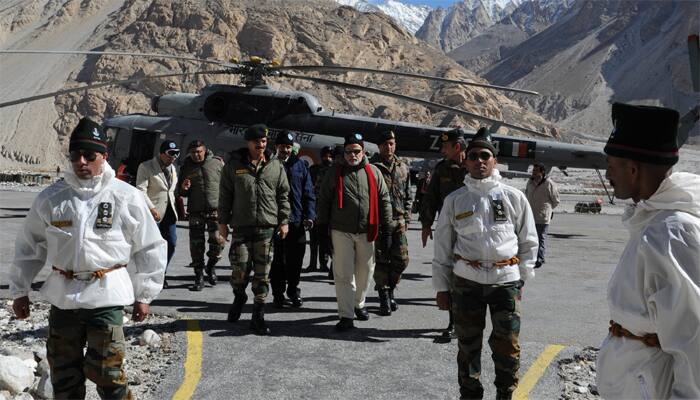 PM Narendra Modi&#039;s &#039;surprise visit&#039; to Siachen: &#039;Nation is proud of our armed forces&#039;