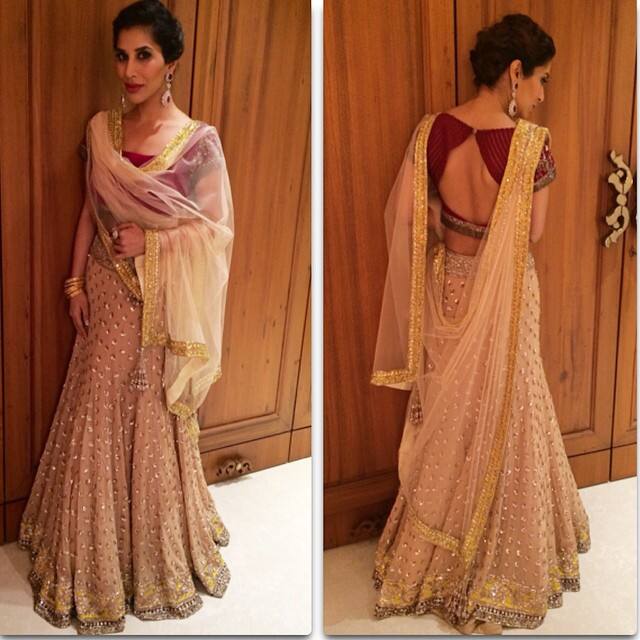 sophie choudry - Manish Malhotra, u r the awesomest! Tku, yet again! Such a gorgeous outfit  #diwali #style #fashion #desigirl -instagram