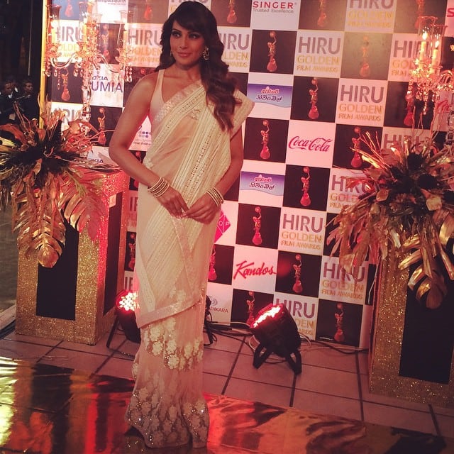 bipasha basu - At the Hiru Golden Film Awards! -instagram