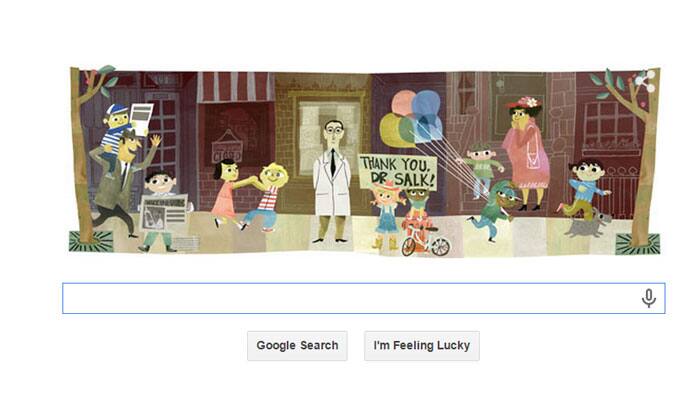 Jonas Salk&#039;s 100th Birthday: Google Doodle honours scientist who developed polio vaccine