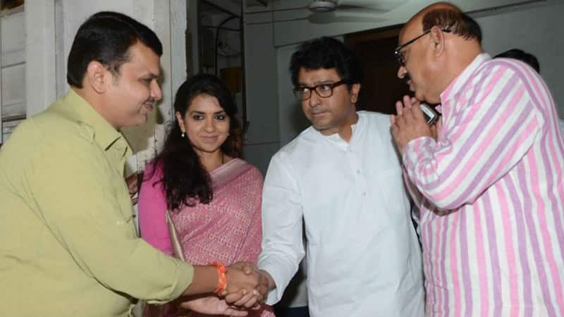 File Photo: Meeting with Raj Thackeray at Krishnakunj.