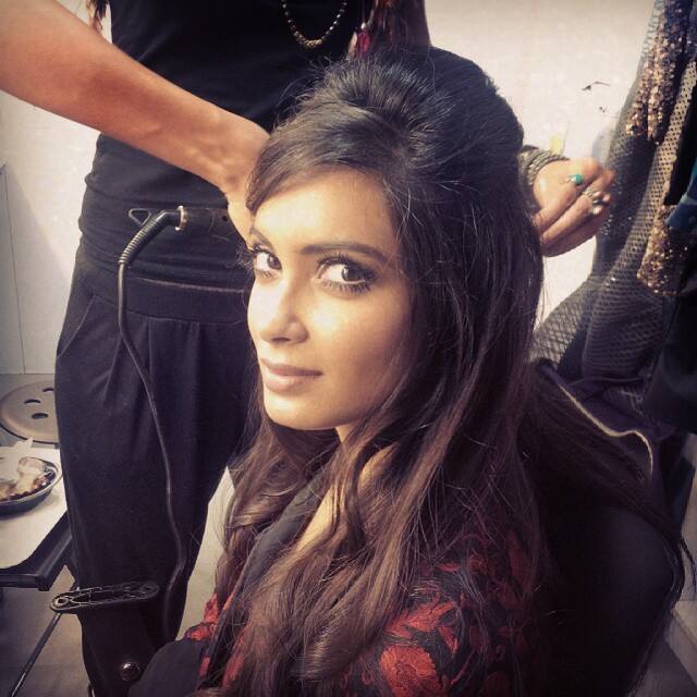 diana penty - Workin' the #Bardot look with #BazaarIndia today! #BigHair #60's #Lashes #Mascara -instagram