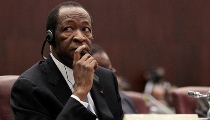 Lt Colonel Isaac Zida assumes power in Burkina Faso; President flees