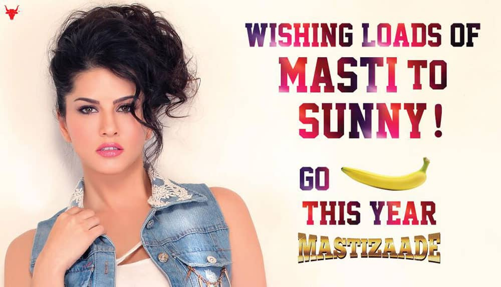 Sunny Leone with Mastizaade -TWITTER