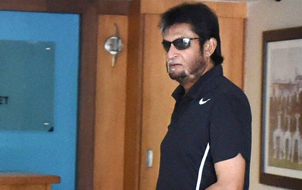 BCCI selection committee member Sandeep Patil at BCCI headquarters in Mumbai.