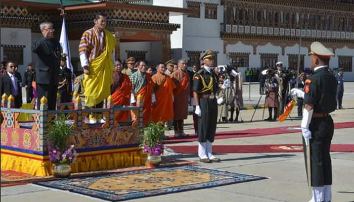 Bhutan pulls out all stops to welcome President Pranab Mukherjee