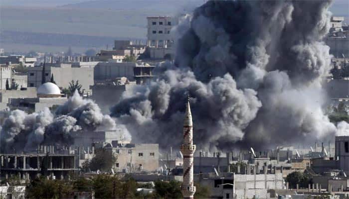 US-led air raids hit jihadist-held Syria oil field