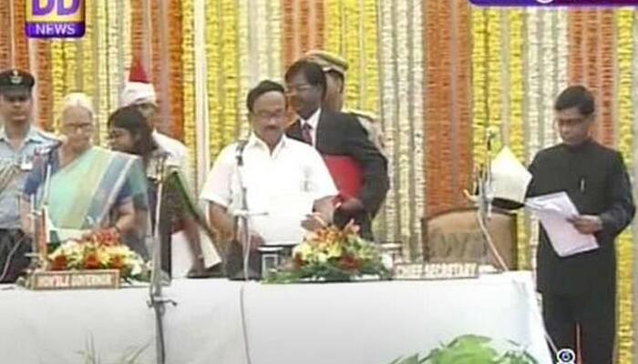 Laxmikant Parsekar sworn-in as Goa CM: As it happened