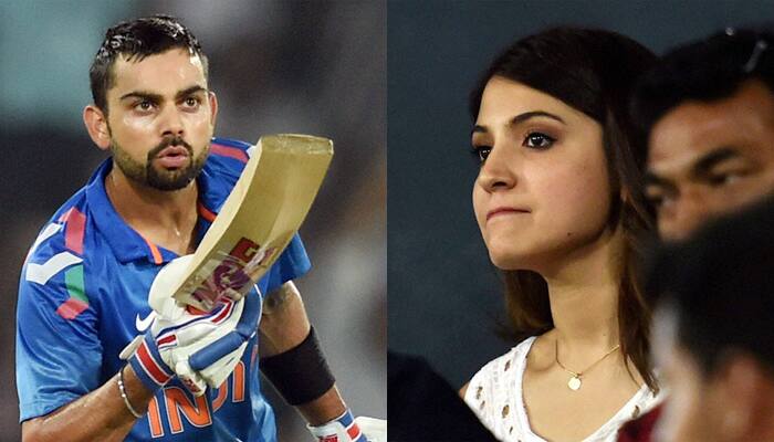 In Pics: Virat Kohli blows a kiss to &#039;friend&#039; Anushka Sharma!