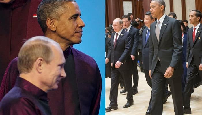 At APEC Summit: Barack Obama, Vladimir Putin circle each other warily in China