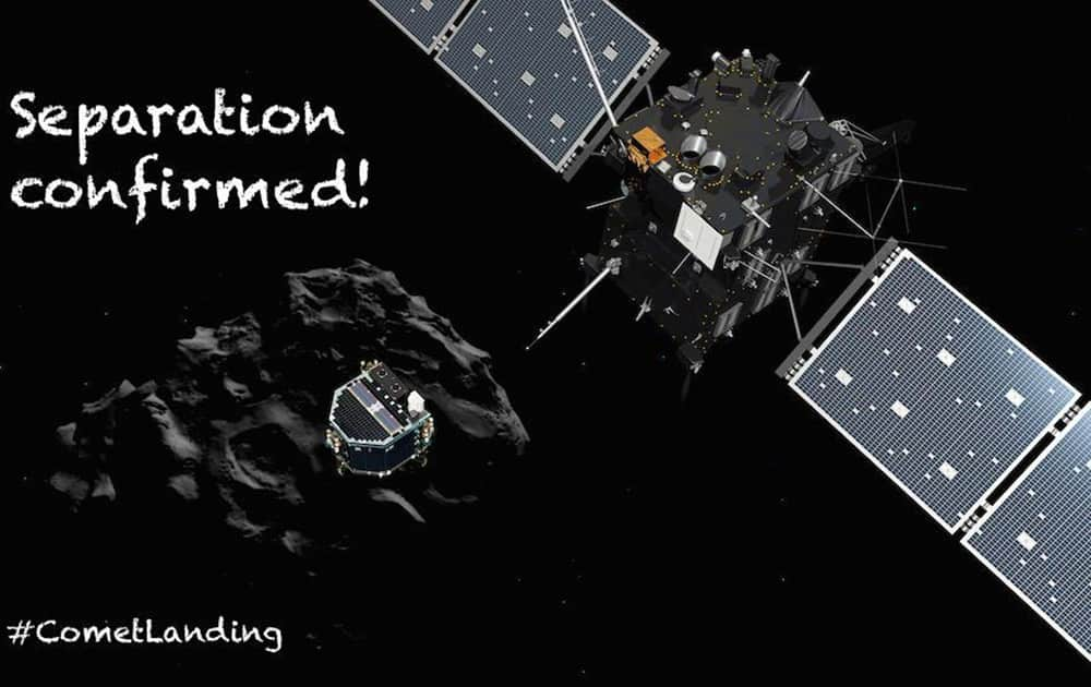 ESA Rosetta Mission- SEPARATION CONFIRMED! Safe journey @Philae2014! - Twitter