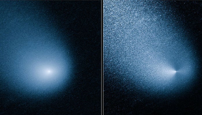 ISRO releases images of Comet Siding Spring taken by &#039;Mangalyaan&#039;