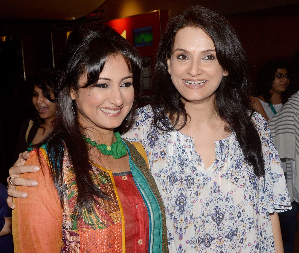 Divya Dutta and Rajeshwari at the screening of the film 'Garam Hawa'.-DNA