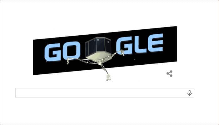 Google Doodle celebrates Rosetta&#039;s historic comet landing