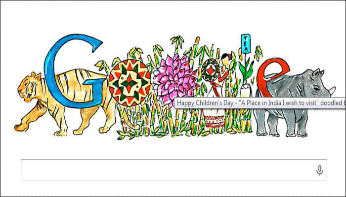 Google doodle reminds of Assam on Children&#039;s Day!